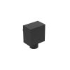 Saneux TOOGA square shower outlet elbow - Matt Black