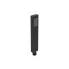 Saneux TOOGA slim square shower handset - Matt Black