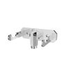 Saneux CROMWELL shower outlet elbow & holder - Chrome