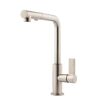 Clearwater Auriga Single Lever Kitchen mixer Tap with Pull-out spray Brushed Nickel