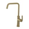 Just Taps Decor Brushed Brass Single Lever Sink Mixer