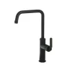 Just Taps Decor Matt Black Single Lever Sink Mixer