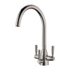 Clearwater Eclipse 3 Way filter Kitchen mixer Tap Brushed Nickel