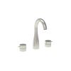 Saneux EDEN 3 piece deck mounted basin mixer - Brushed Nickel