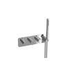 Saneux EDEN 3 way thermostatic shower valve kit in landscape with handspray - Chrome