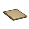 Just Taps Elite Square Drain 150 X 150 Brushed Brass