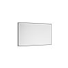 Abacus Line Mirror 1200x600 Matt Black
