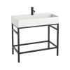 Abacus Concept Noir 80cm 1TH Basin And Washstand
