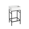 Abacus Concept Noir 80cm 0TH Basin And Washstand