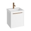 Abacus S3 concepts 45cm Basin furniture pack - Matt White