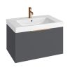 Abacus S3 concepts 80cm Basin furniture pack - Matt Anthracite