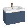 Abacus S3 concepts 80cm Basin furniture pack - Matt Ocean Blue