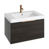 Abacus S3 concepts 80cm Basin furniture pack - Wood lava