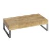 Abacus Concept Cloud 80cm Halifax Oak Shelf with Matt Anthracite Stainless Steel Towel Hangers