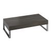 Abacus Concept Cloud 80cm Lava Shelf with Matt Anthracite Stainless Steel Towel Hangers