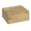 Abacus Concept Cloud 50cm Wall Mounted Unit Halifax Oak