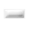Bette Select with side overflow 1600×700mm foot end right/overflow front, Rectangular Standard Bathtub White