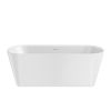 Crosswater Carne Free Standing 1700 x 750mm Grande Bath-White Gloss