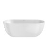 Crosswater Cerus Free Standing 1690 x 780mm Grande Bath-White Gloss