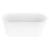 Crosswater Cursa 1500 x 800mm Back To Wall Bath Matt White