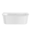 Crosswater Cursa 1700 x 800mm Back To Wall Bath-White Gloss