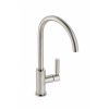 Abode Globe Single Lever Kitchen mixer Tap Brushed Nickel