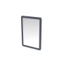 Saneux HYDE 55cm 1 door recessed electric mirror cabinet (LH) - Matt Fiord