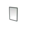 Saneux HYDE 55cm 1 door recessed electric mirror cabinet (LH) - Matt Sage