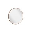 Abacus Round 60cm Led Lit  Mirror with Heat Pad - Brushed Bronze Surround