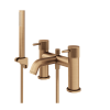 Abacus Iso Pro Deck Mounted Bath Shower Mixer Brushed Bronze