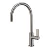 Clearwater Jovian Single Lever C Spout Kitchen mixer Tap Brushed Nickel