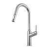 Clearwater Karuma J Spout Kitchen mixer Tap with Pull-out spray Chrome