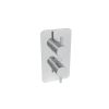 Saneux COS 2 way thermostatic shower valve kit - Chrome