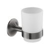 Just Taps KONO Tumbler holder Brushed Black