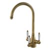 Clearwater Krypton 3 way filter Kitchen mixer Tap Brushed Bronze