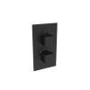 Saneux TOOGA 1 way thermostatic shower valve kit - Matt Black