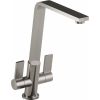 Abode Linear Flair Monobloc Kitchen mixer Tap Brushed Nickel