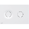 Alca Dot Dot flush plate - matt white
