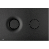 Alca Dot Dot flush plate - matt black