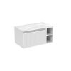 Saneux MONUMENT 80cm Kit - 60cm 1 Drawer wall mounted unit & 20cm Spacers - Matt White