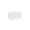 Saneux MONUMENT 80cm 1 drawer wall mounted unit - Matt White