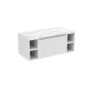 Saneux MONUMENT 100cm Kit - 60cm 1 Drawer wall mounted unit & 2 x 20cm Spacers - Matt White