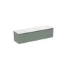 Saneux MONUMENT 160cm Kit - 2 x 80cm 1 Drawer Wall Mounted Unit - Matt Sage