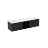 Saneux MONUMENT 160cm Kit - 2 x 60cm 1 Drawer wall mounted unit & 2 x 20cm Spacers - Matt Black