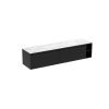 Saneux MONUMENT 180cm Kit - 2 x 80cm 1 Drawer wall mounted unit & 20cm Spacers - Matt Black