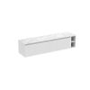 Saneux MONUMENT 180cm Kit - 2 x 80cm 1 Drawer wall mounted unit & 20cm Spacers - Matt White