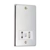Abacus Polished Chrome Dual Voltage Shaver Socket