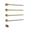 Just Taps ONYX  Electric Only Towel Rail Brushed Brass