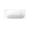 Bette Comodo with side overflow 1900×900mm foot end right/overflow rear, Standard Surface Rectangular Bathtub White