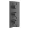 Crosswater MPRO Portrait 3 Handle Trimset 2000 Slate